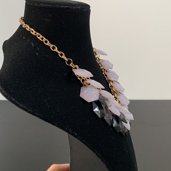 Grey and black statement necklace - Picture 5 of 9